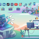 Mario Darmini (Digital Mission) analizza la crescita digitale di un'azienda a Catanzaro: dashboard professionale con grafici di intelligenza artificiale e strategia social marketing.